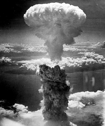 Atomic Cloud Rises Over Nagasaki